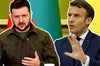 The tone rises between Zelensky and Macron