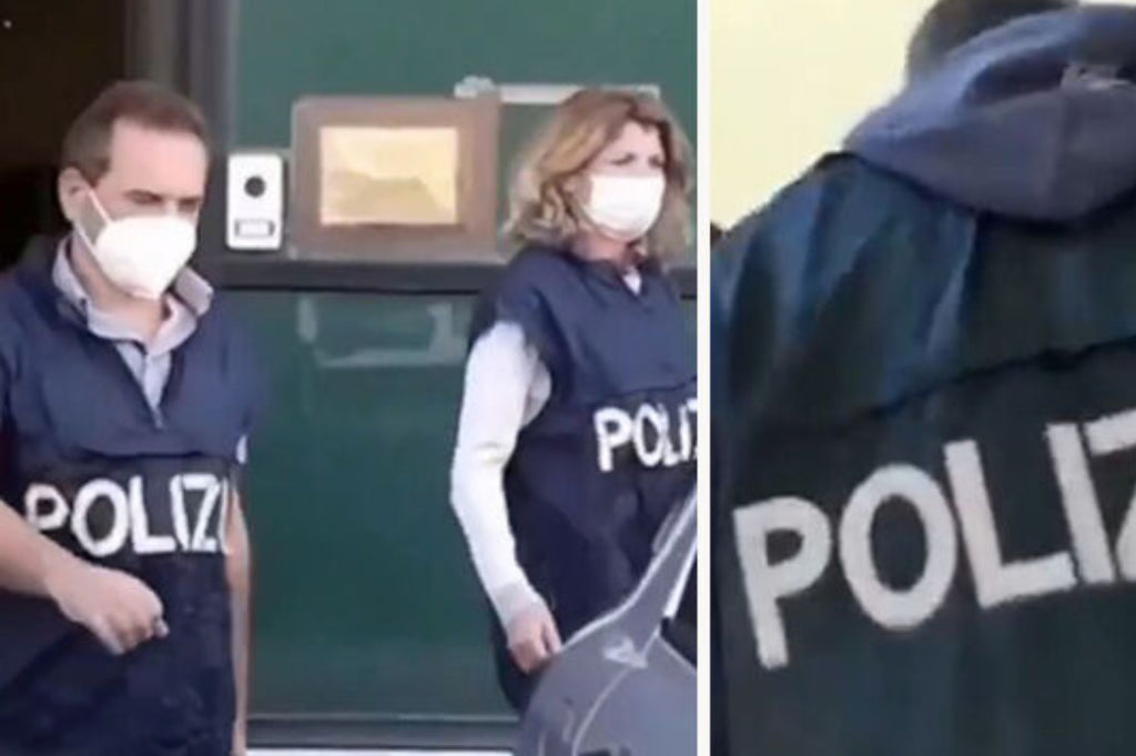 Italian police reveal footage of major operation targeting suspected anti-vaccinators